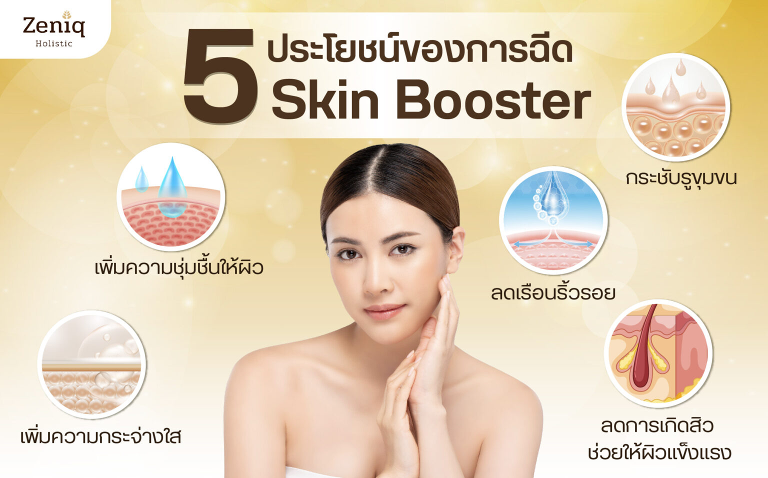 5 ประโยชน์ของการฉีด Skin Booster