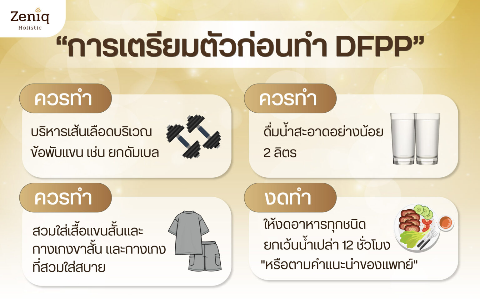 การเตรียมตัวก่อนทำ DFPP