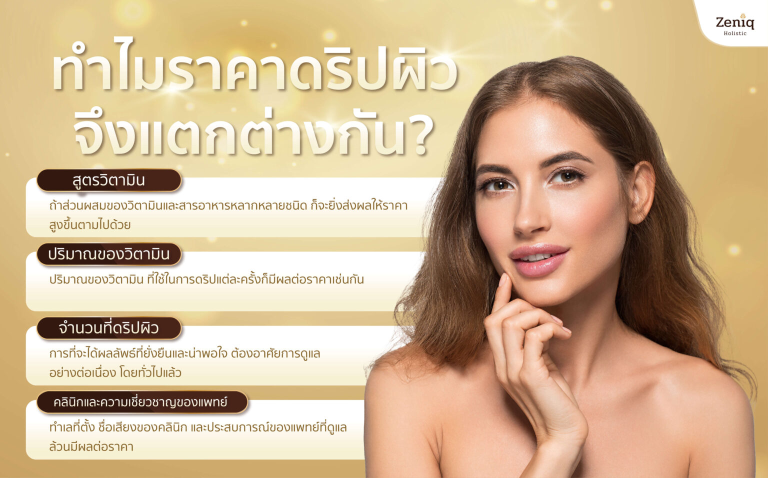 ดริปวิตามิน ราคาถูกแพงต่างกันอย่างไร